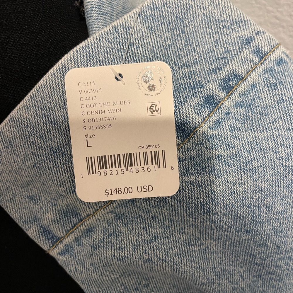 We The Free Blue Jean Jacket - Picture 8 of 8